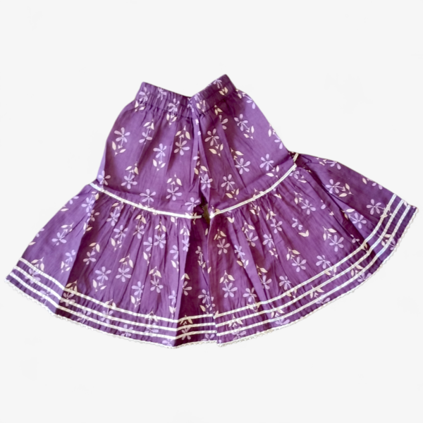 Purple pink sharara set - Image 3