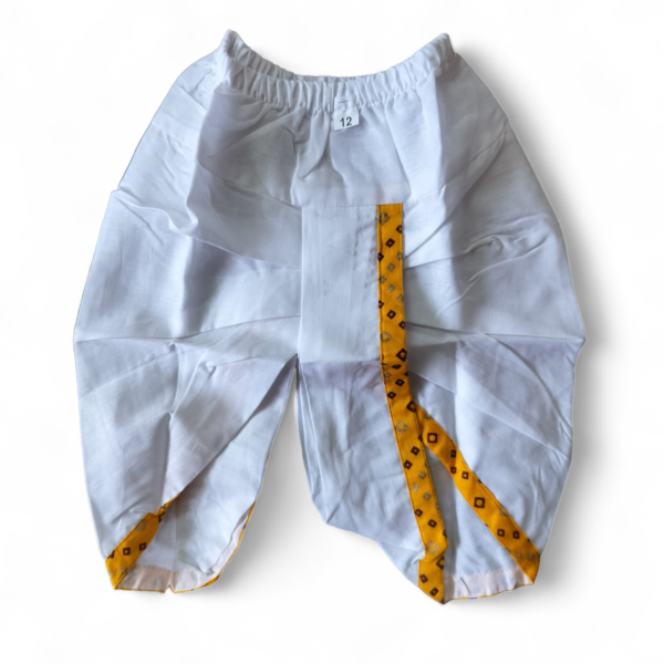 Yellow dhoti kurta set - Image 5