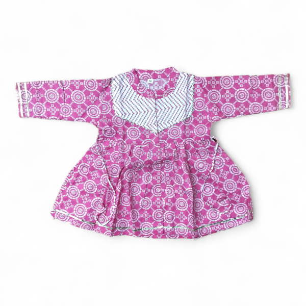 Pink  sharara front buttoned - Image 2
